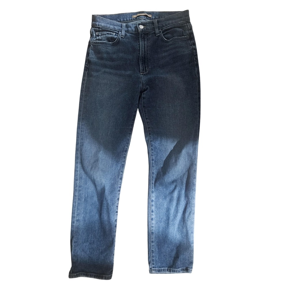Joe's Jeans Womens 28 The Luna High Rise Cigarette Crop Blue Stretch Denim